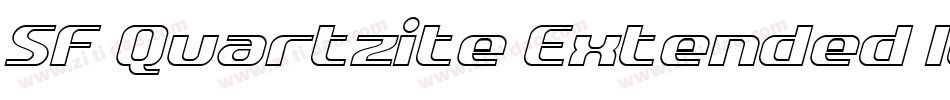SF Quartzite Extended Italic字体转换